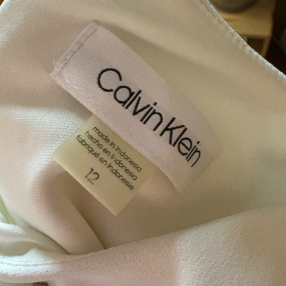 Calvin Klein Cream Cocktail Dress - Picture 3 of 3